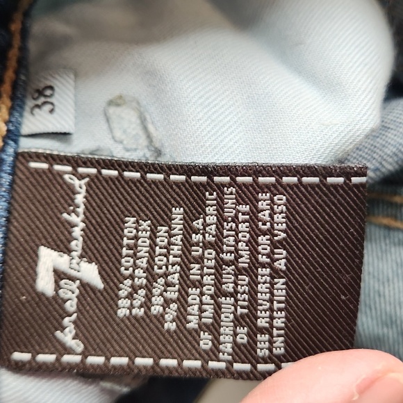 7 for All Mankind Carsen Straight Leg Jeans - Picture 6 of 8